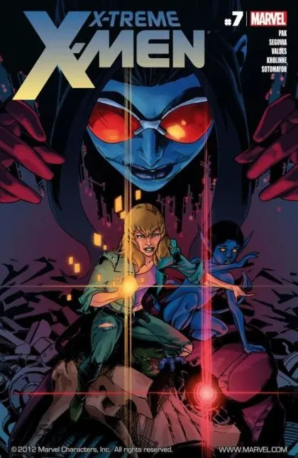 X-Treme X-Men, Vol. 2 #7 comic book cover, 2012