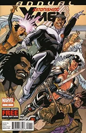 Astonishing X-Men Annual #1 comic book cover, 2013