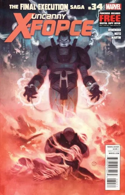 Uncanny X-Force, Vol. 1 #34 comic book cover, 2013