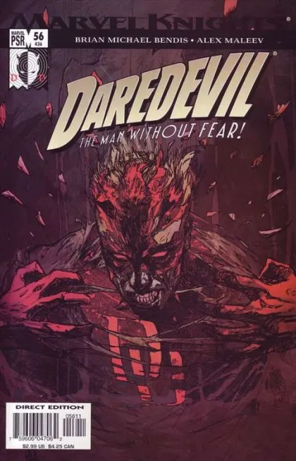 Daredevil, Vol. 2 #56 Direct Edition comic book cover, 2004