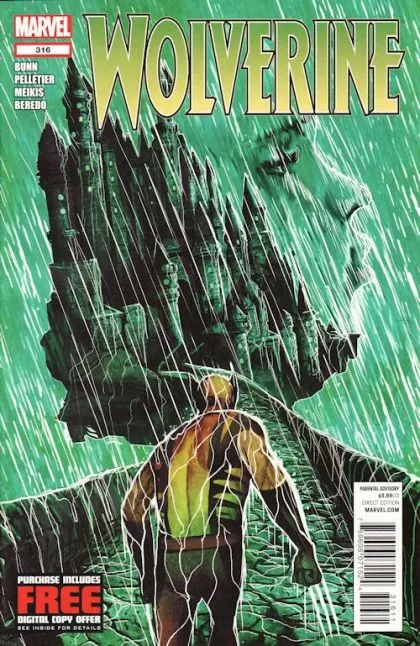 Wolverine, Vol. 4 #316 Michael del Mundo Regular comic book cover, 2013