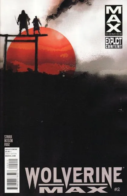 Wolverine MAX #2 comic book cover, 2013