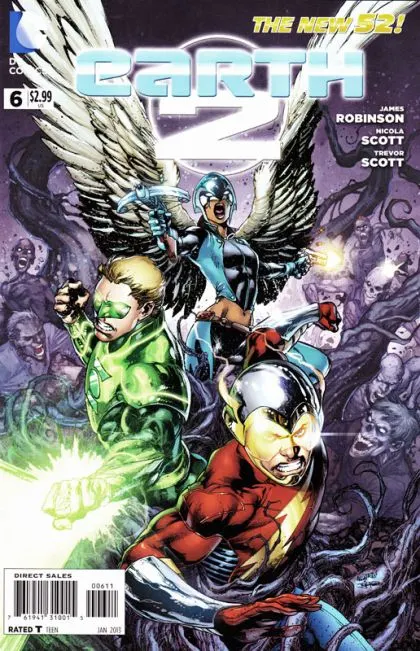 Earth 2 #6 Ivan Reis Regular Cover comic book cover, 2013
