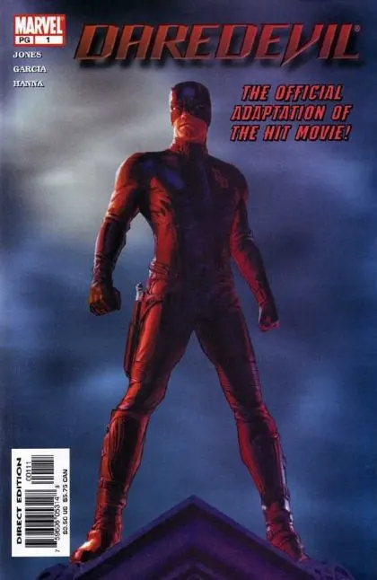 Daredevil: The Movie #1 comic book cover, 2003