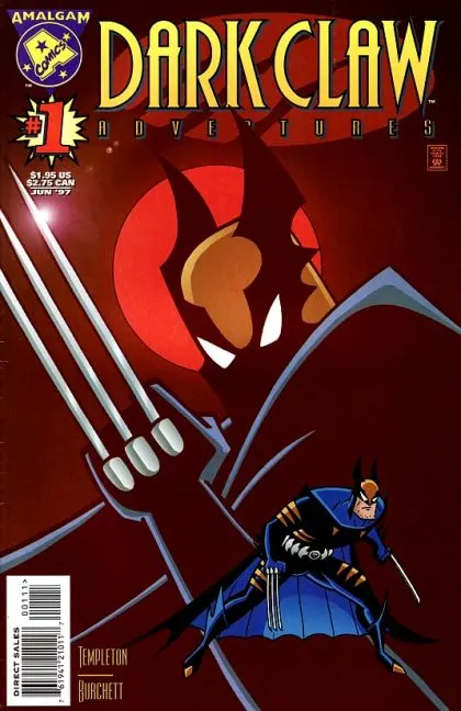 Dark Claw Adventures #1 Direct Edition comic book cover, 1997