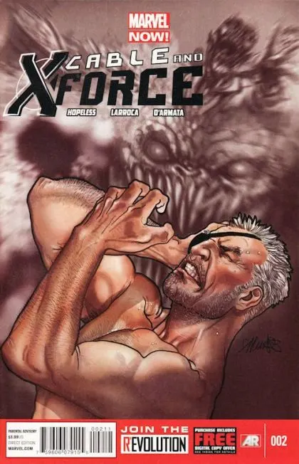 Cable and X-Force #2 Regular Salvador Larroca Cover comic book cover, 2013