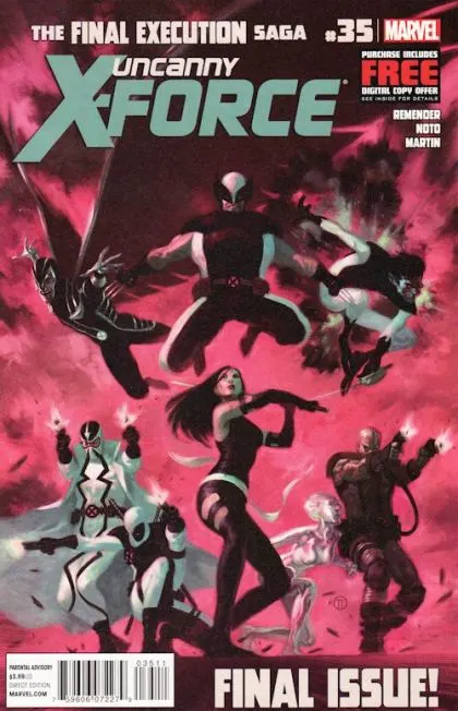 Uncanny X-Force, Vol. 1 #35 Julian Totino Tedesco Regular comic book cover, 2013