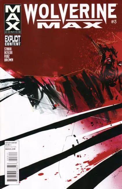 Wolverine MAX #3 comic book cover, 2013