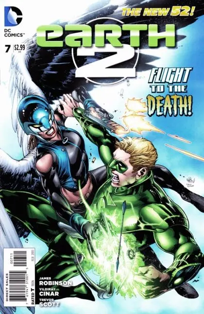 Earth 2 #7 comic book cover, 2013