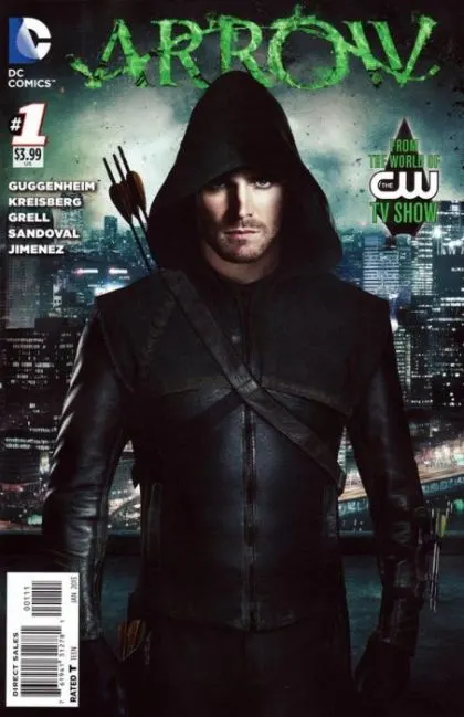 Arrow (DC Comics) #1 comic book cover, 2013