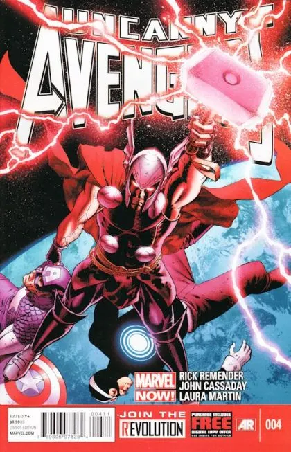 Uncanny Avengers, Vol. 1 #4 John Cassaday Regular comic book cover, 2013