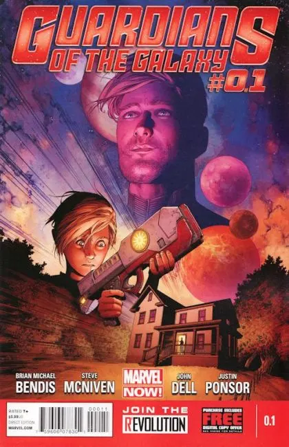 Guardians of the Galaxy, Vol. 3 #0.1A comic book cover, 2013
