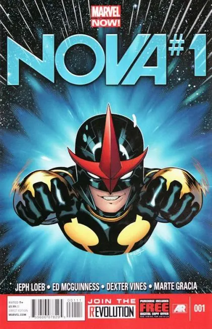 Nova, Vol. 5 #1 Ed McGuinness Regular comic book cover, 2013