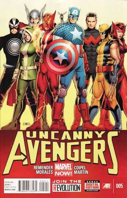 Uncanny Avengers, Vol. 1 #5 John Cassaday Regular comic book cover, 2013