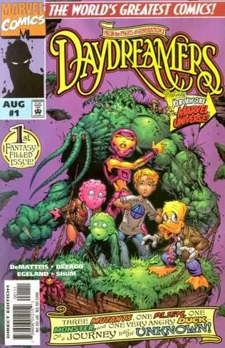 Daydreamers #1 Direct Edition comic book cover, 1997