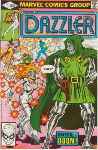 Dazzler, Vol. 1 #3 Direct Edition comic book cover, 1981