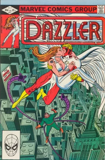 Dazzler, Vol. 1 #17 Direct Edition comic book cover, 1982