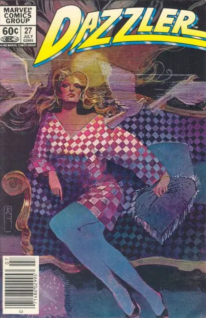 Dazzler, Vol. 1 #27 Newsstand Edition comic book cover, 1983