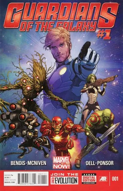 Guardians of the Galaxy, Vol. 3 #1 Steve McNiven Regular comic book cover, 2013
