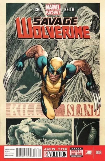Savage Wolverine #3 Direct Edition comic book cover, 2013