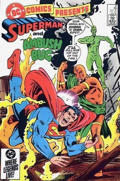 DC Comics Presents, Vol. 1 #81 Direct Edition comic book cover, 1985