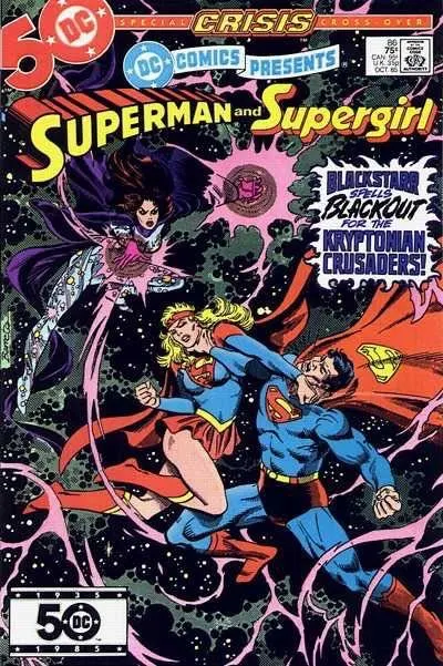 DC Comics Presents, Vol. 1 #86 Direct Edition comic book cover, 1985