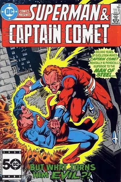 DC Comics Presents, Vol. 1 #91 Direct Edition comic book cover, 1986