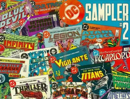 DC Sampler #2 comic book cover, 1984