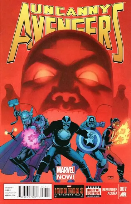 Uncanny Avengers, Vol. 1 #7 Direct Edition comic book cover, 2013