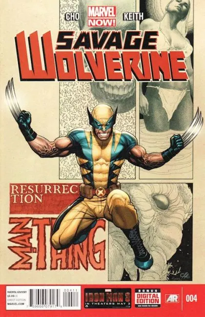 Savage Wolverine #4 Direct Edition comic book cover, 2013
