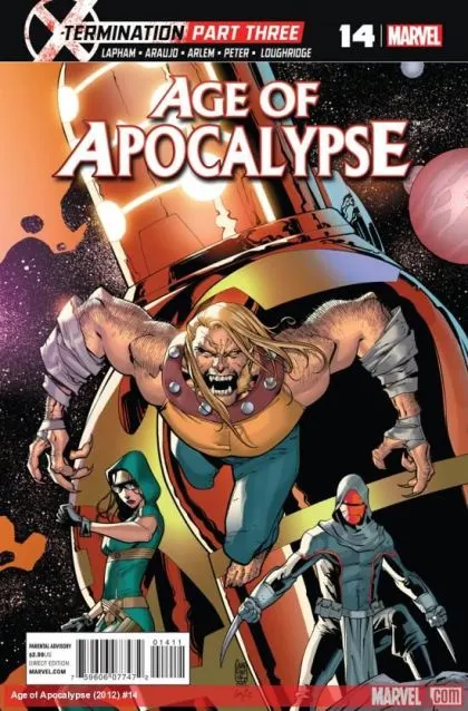 Age of Apocalypse, Vol. 1 #14 Giuseppe Camuncoli Regular comic book cover, 2013