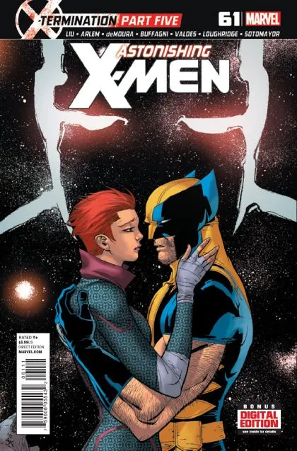 Astonishing X-Men, Vol. 3 #61 Direct Edition comic book cover, 2013