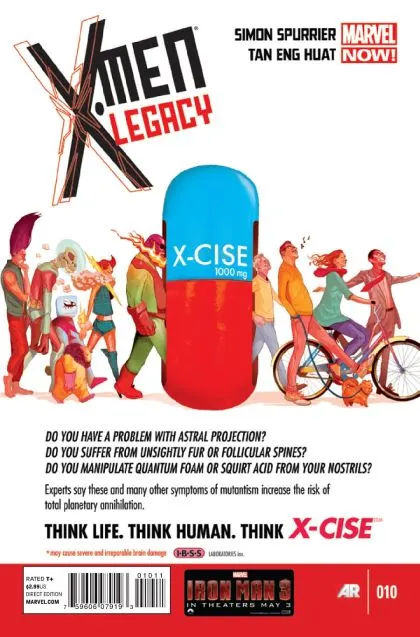 X-Men Legacy, Vol. 2 #10 comic book cover, 2013