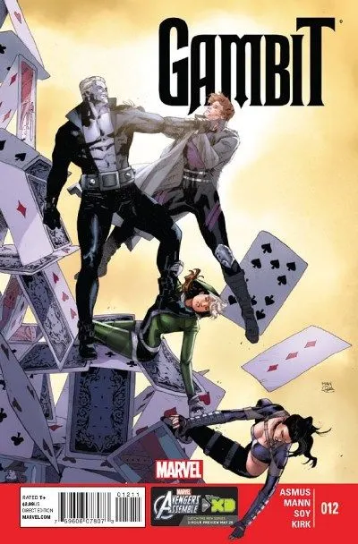Gambit, Vol. 5 #12 Clay Mann Regular comic book cover, 2013