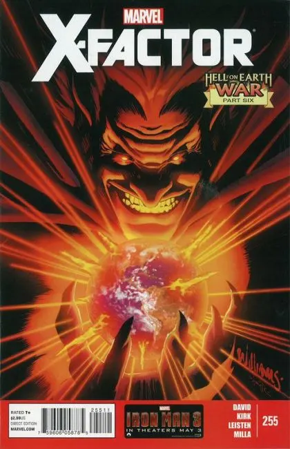 X-Factor, Vol. 3 #255 comic book cover, 2013