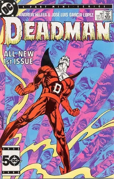 Deadman, Vol. 2 #1 Direct Edition comic book cover, 1986
