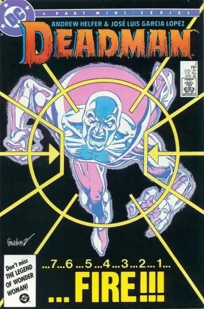 Deadman, Vol. 2 #2 Direct Edition comic book cover, 1986