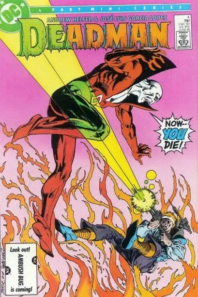 Deadman, Vol. 2 #4 Direct Edition comic book cover, 1986