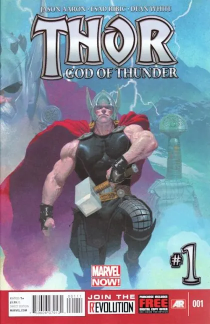 Thor: God of Thunder #1 Esad Ribić Regular comic book cover, 2013