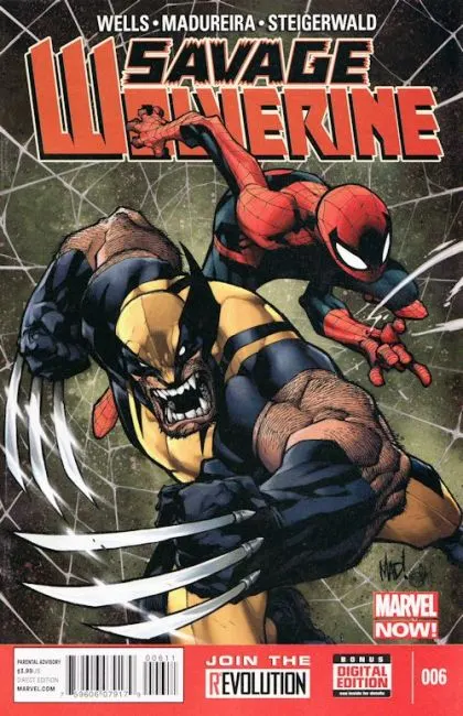 Savage Wolverine #6 Direct Edition comic book cover, 2013