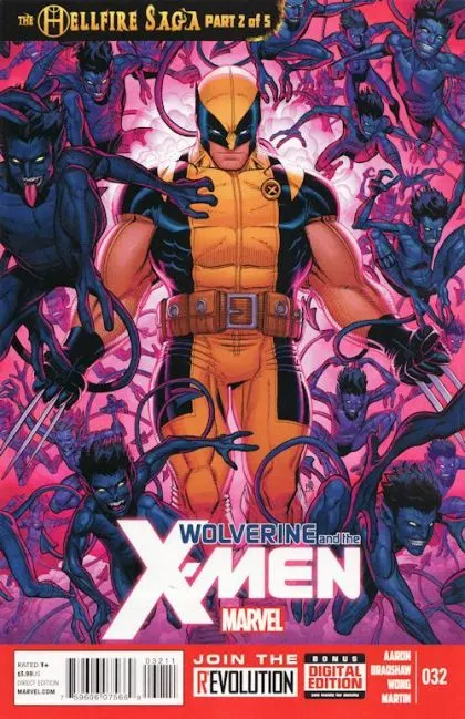 Wolverine & the X-Men, Vol. 1 #32 Nick Bradshaw Regular comic book cover, 2013