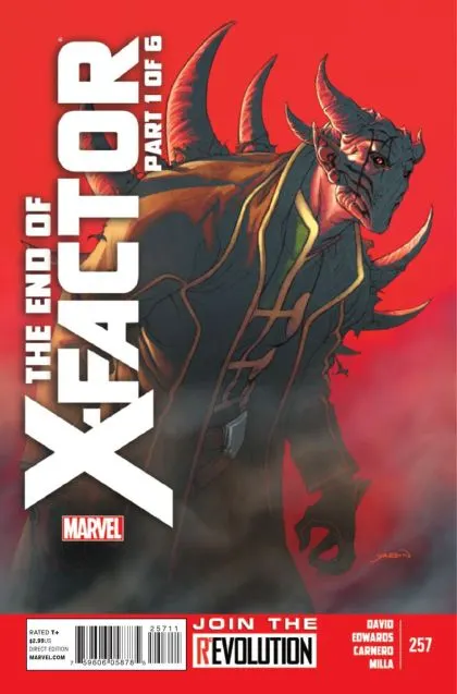 X-Factor, Vol. 3 #257 comic book cover, 2013