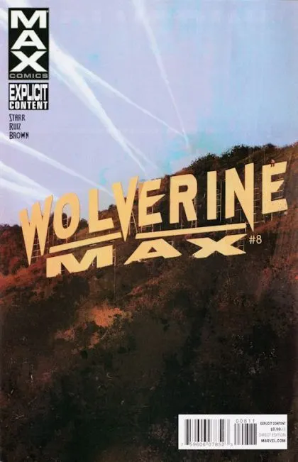 Wolverine MAX #8 comic book cover, 2013