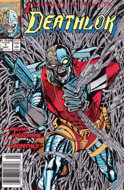 Deathlok, Vol. 2 #1 Newsstand Edition comic book cover, 1991