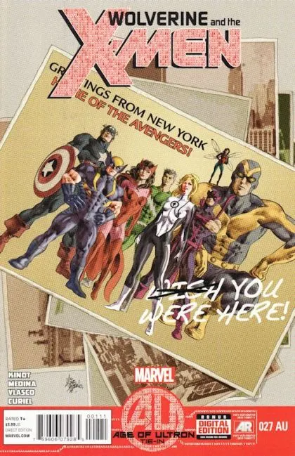 Wolverine & the X-Men, Vol. 1 #27.AU comic book cover, 2013