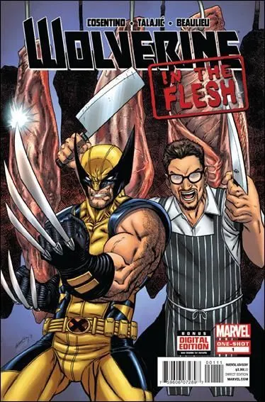 Wolverine In The Flesh #1 Tim Seeley Regular comic book cover, 2013