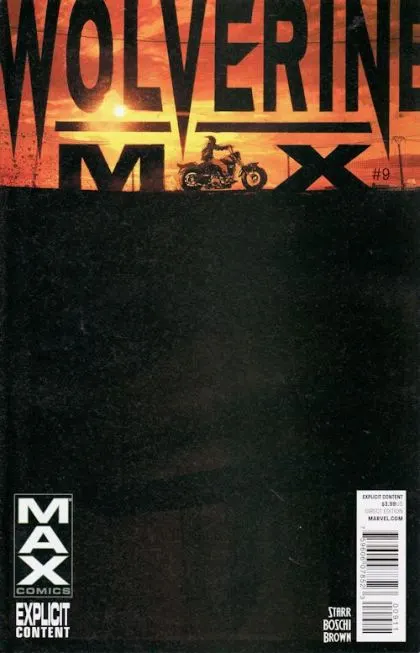 Wolverine MAX #9 comic book cover, 2013