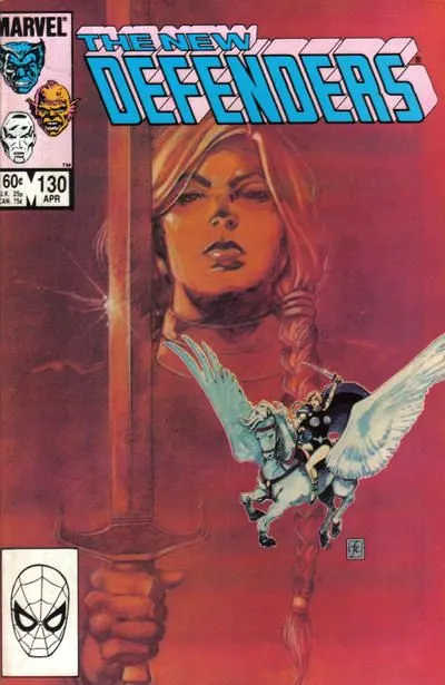 The Defenders, Vol. 1 #130 Direct Edition comic book cover, 1984