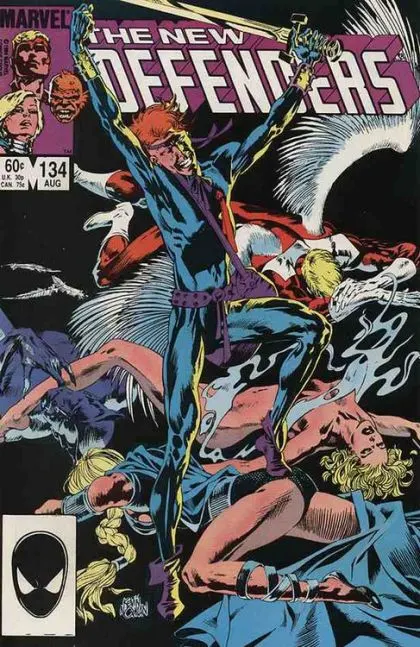 The Defenders, Vol. 1 #134 Direct Edition comic book cover, 1984