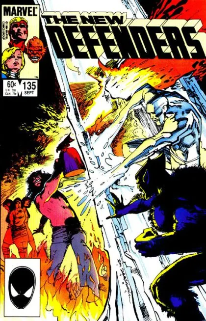 The Defenders, Vol. 1 #135 Direct Edition comic book cover, 1984